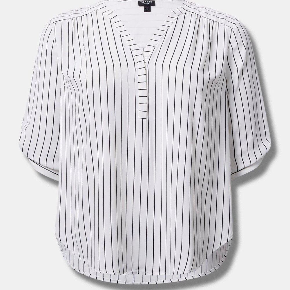 Harper Georgette Pullover 3/4 Sleeve Blouse